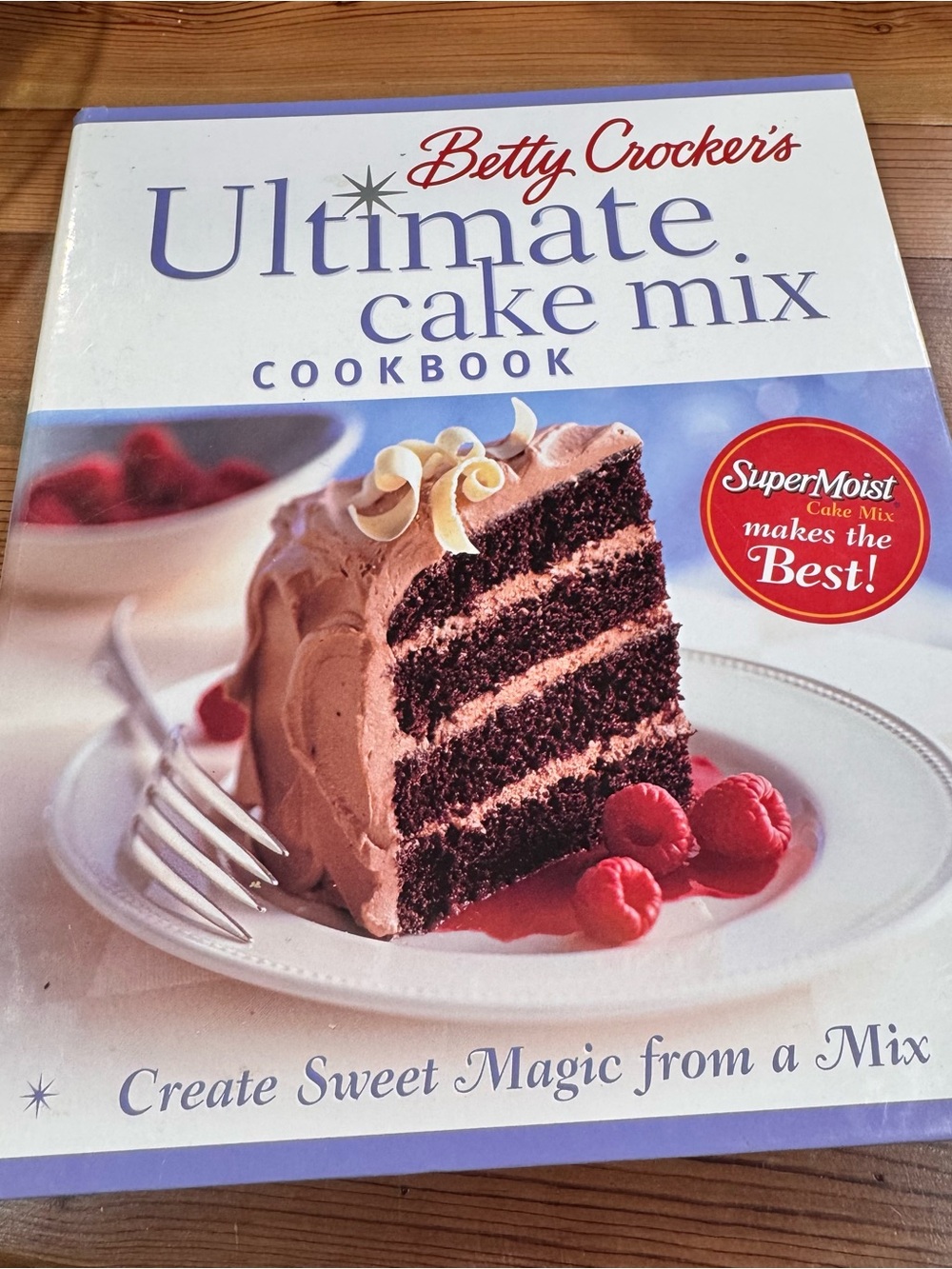 Betty Crocker Ultimate Cake Mix Cookbook - White & Purple Cover